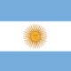 Basic RGB Illustration of Argentina flag
